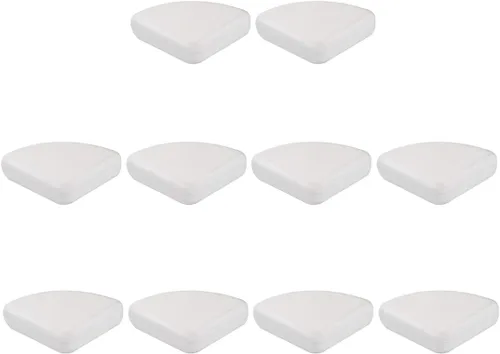 Vista 7 de uxcell Protectores de esquina para muebles, protectores de esquina para mesa, adhesivos de silicona suave, color negro, 1.181x1.181x0.354 in, 28