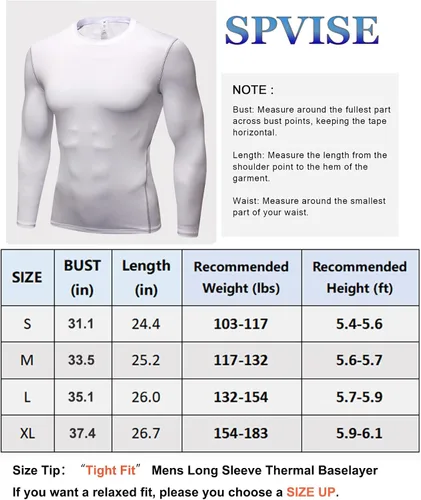 Vista 5 de Camisetas térmicas de compresión de manga larga para hombre, capa base atlética, para clima frío, correr, gimnasio, forro polar