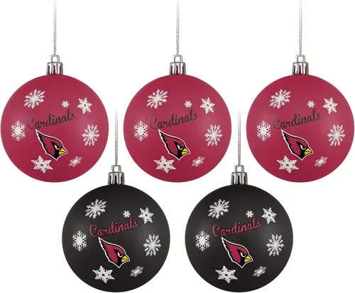 Vista 6 de FOCO Dallas Cowboys NFL 5 Pack Shatterproof Ball Ornament Set