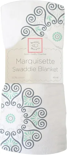 Vista 16 de SwaddleDesigns Marquisette - Manta de recepción envolvente para bebés niños y niñas, muselina de algodón premium suave, mejor regalo de baby shower