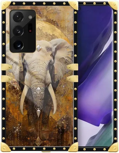 Vista 20 de Funda para Samsung Galaxy Note 20 Ultra, funda cuadrada protectora de TPU suave a prueba de golpes, Galaxy Note 20 Ultra (6.9 pulgadas)