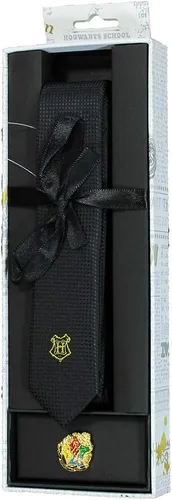 Vista 2 de Cinereplicas Harry Potter - Corbata Deluxe Hogwarts - Licencia Oficial, Negro