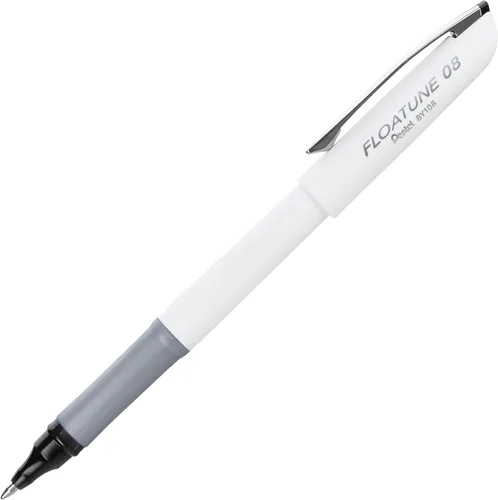 Vista 2 de Pentel Floatune - Bolígrafos de punta redonda (0.031 in), línea media, tinta negra, paquete de 4 (BY108BP4A)
