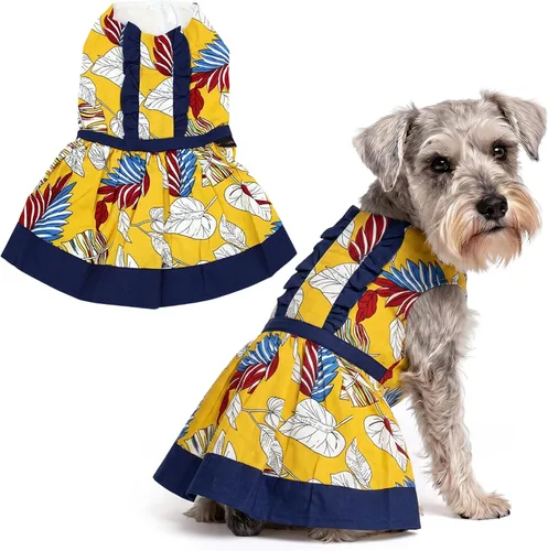 Vista 128 de Parisian Pet Chambray - Vestido para perro - Ligero sin mangas para perro, niña, talla XS Chambray en general