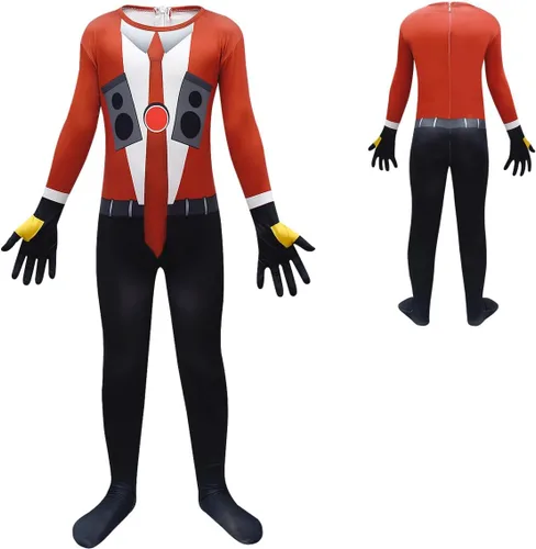 Vista 4 de MLKIN Halloween Cosplay Costumes for Boy Cartoon Graphic Costume