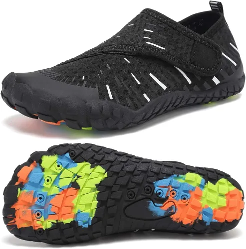 Vista 2 de CIOR Zapatos acuáticos para niños y niñas, tenis deportivos acuáticos, ligeros, deportivos de secado rápido (bebéniño pequeñoniño grande)