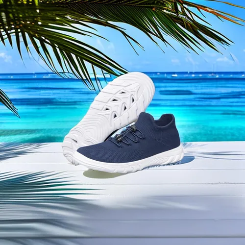 Vista 7 de SILLENORTH Zapatos de agua para hombre y mujer, de secado rápido, zapatos de agua sin cordones, zapatos casuales para caminar para buceo, natación