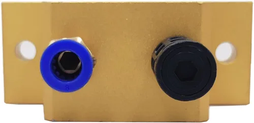 Vista 5 de Vibrador neumático de la turbina de aire GT8 G 1/8" serie de oro de los vibradores neumáticos industriales GT-8 de la turbina