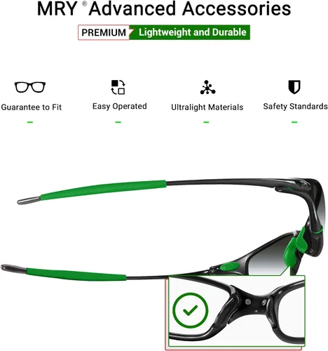 Vista 3 de Mryok Kits de boquillas de repuesto para gafas de sol Oakley Juliet - Opciones
