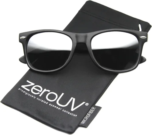 Vista 17 de zeroUV - Gafas de sol con montura de cuerno negro mate