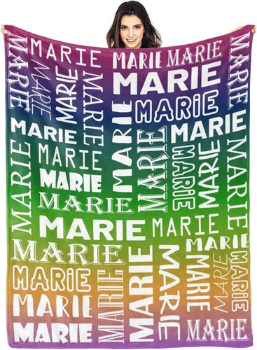 Vista 36 de Dr.TOUGH Mantas personalizadas para niños, mantas y mantas personalizadas con nombre para niños y adultos (color 01, 30 x 40 pulgadas)