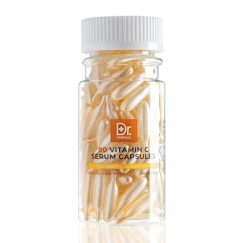 Vista 6 de Dr. Wellness Hidratante, cápsulas de suero con vitamina E, para una piel radiante y brillante, 90 cápsulas