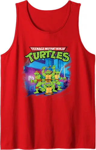 Vista 15 de Mademark x Teenage Mutant Ninja Turtles - Camiseta sin mangas clásica para adolescentes Negro