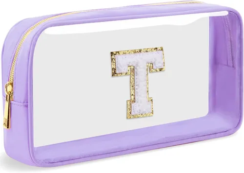 Vista 34 de Bolsa de Maquillaje Transparente Pequeña Bolsa de Cosméticos Bolsa de Viaje de Artículos de Aseo Bolsa Transparente con Cremallera Bolso Organizador