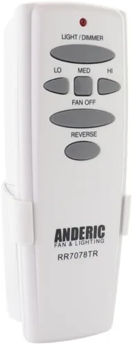 Vista 4 de Anderic RR7078TR - Ventilador de techo con mando a distancia para Hampton