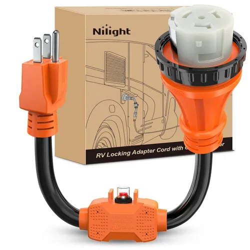 Vista 31 de Nilight Cable adaptador de secadora de 30 amperios a 30 amperios calibre 10 10-30P a 14-30R con cable de tierra