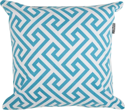 Vista 4 de Accent Home - Cojín 100% de algodón 4 fundas de cojín (sin relleno), cojines invisibles con cremallera, cojines estampados 100% algodón
