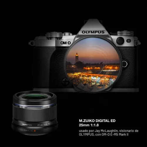 Vista 4 de Olympus V311060BU000 Lente intercambiable de 0.98 pulgadas f1.8 para cámara digital Olympus/Panasonic Micro 4/3. Compatibilidad Micro Cuatro