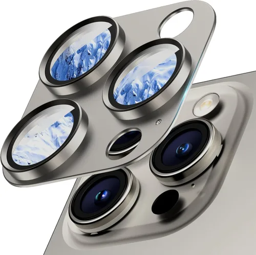 Vista 13 de Protector de lente de cámara para iPhone 15/iPhone 15 Plus/iPhone 14/iPhone 14 Plus, pantalla de cubierta de cámara de vidrio templado de aleación