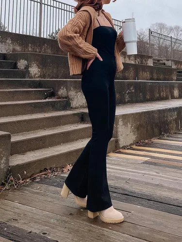 Vista 4 de Falre - Leggings para mujer, pantalones de yoga de cintura alta, leggings de entrenamiento cruzado, pantalones de vestir acampanados, paquete de 2