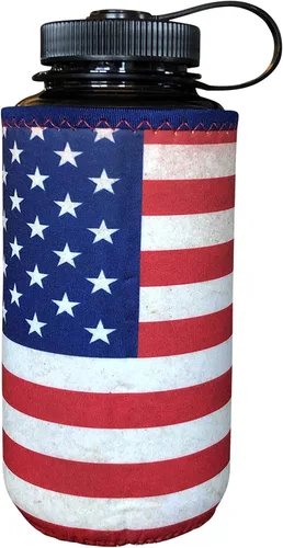 Vista 76 de Funda de neopreno para botella de agua Koverz, funda de neopreno, se ajusta a botellas de agua de 24-30 oz, lavable y reutilizable, tamaño grande