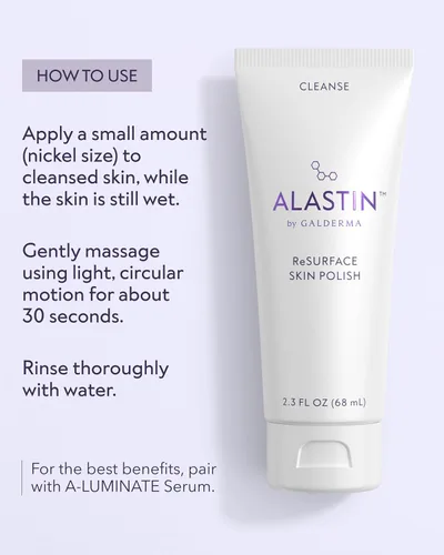 Vista 7 de ALASTIN Skincare ReSURFACE - Esmalte exfoliante para la piel (2.3 onzas) Exfoliante facial para una piel más suave y tersa Con ácido glicólico