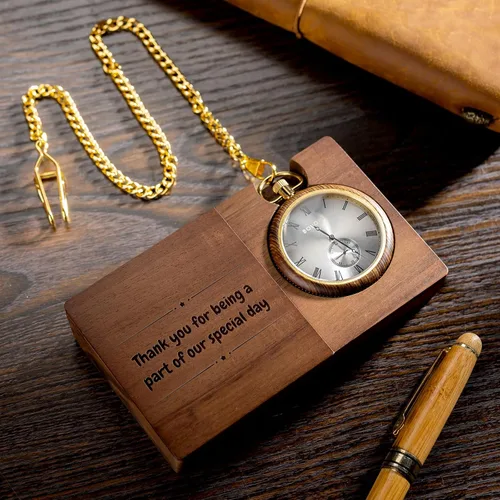 Vista 7 de 2win Relojes de bolsillo personalizados grabados para hombres, papá, hijo, relojes personalizados, exquisitos relojes de bolsillo, regalos