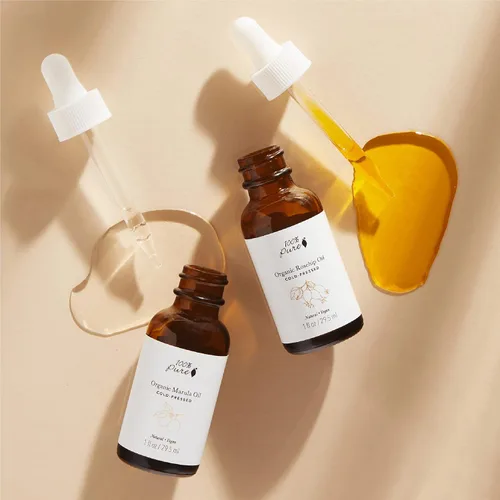 Vista 6 de 100% PURE Hidratante de aceite de rosa mosqueta orgánico para cara, cuerpo, cabello, vitaminas hidratantes y ácidos grasos omega que apoyan la piel