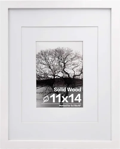 Vista 16 de Egofine - Portarretratos de 4 x 6 pulgadas, de madera maciza con plexiglás, para fotos de 3.5 x 5 con paspartú o de 4 x 6 sin paspartú, para colocar