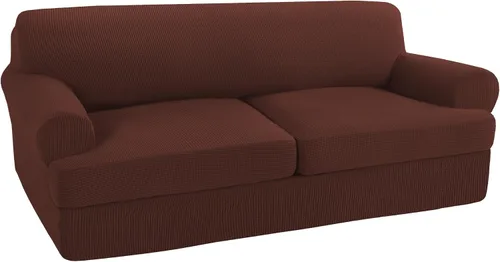 Vista 47 de Turquoize Funda para sillón con cojín en forma de T para sala de estar, funda elástica para sofá, funda suave para sillón, fundas de muebles