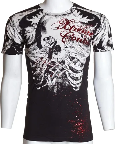 Vista 4 de Xtreme Couture by Affliction - Camiseta para hombre, color caqui, Negro