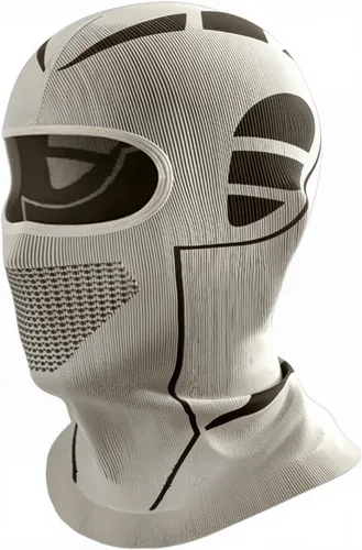 Vista 9 de Máscara de esquí y motocicleta estilo mecánico, pasamontañas resistentes al viento, cara completa con orificios de ventilación, apta para casco