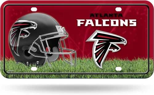 Vista 9 de Rico Industries Placa de matrícula de metal unisex para adultos de la NFL