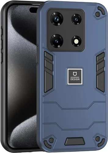 Vista 63 de Funda compatible con Redmi A1, compatible con Redmi A2 2 en 1 [PC dura + TPU], funda de teléfono negra