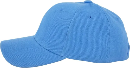 Vista 122 de Gorras de béisbol con correa trasera ajustable, lisas, negras, 12