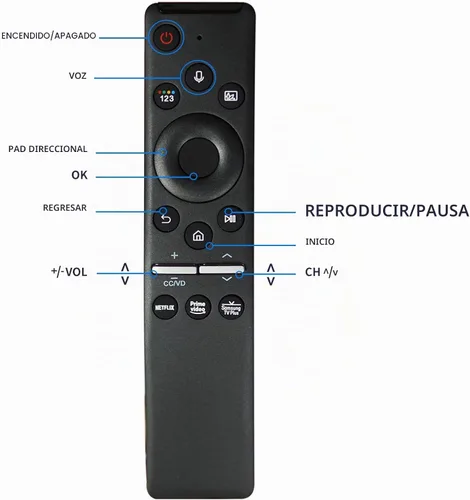 Vista 3 de RIVIERA - Remoto de repuesto para Samsung LED QLED UHD TV 2015 ~ 2026