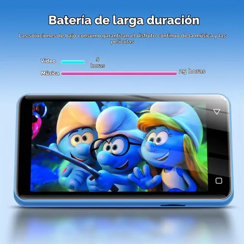 Vista 8 de innioasis G1 - Reproductor de MP3 para niños con Bluetooth, WiFi, reproductor MP4 Android de 80 GB, pantalla táctil completa de 4 pulgadas