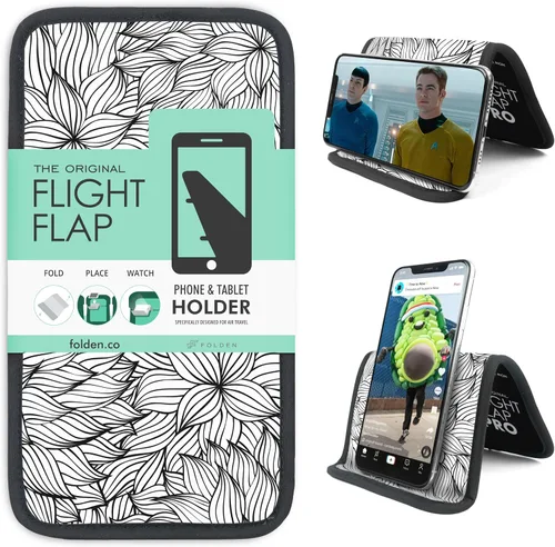 Vista 21 de Soporte flexible para tablet de avión, soporte flexible para teléfono celular y tableta, extra grande de 12 x 7 pulgadas, soporte plegable