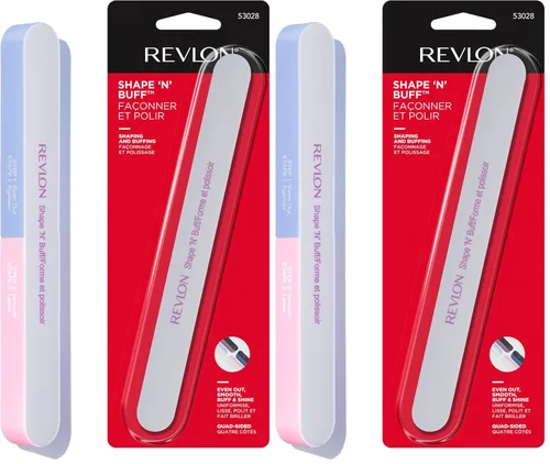 Vista 9 de Revlon Shape 'N' Buff - Bloque pulidor de uñas, herramienta de manicura todo en uno para dar forma y brillo a las uñas naturales, 1 unidad