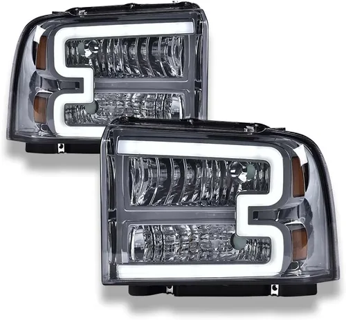 Vista 12 de CHEDA Conjunto de faros, lente transparente carcasa negra ámbar reflector