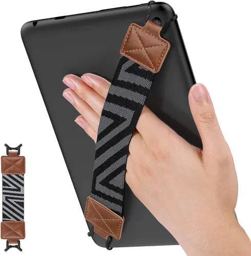 Vista 8 de MoKo Correa de mano de seguridad para tablet de 9 a 11 pulgadas, iPad/IP-ad Pro/iPad Air/Kindle Fire HD/Samsung, correa de mano versátil de alta