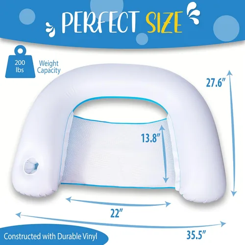 Vista 2 de ZONETECH Mesa de juego inflable y sillas con cartas de juego impermeables, mesa flotante para piscina para adultos, familia, fiesta, juego