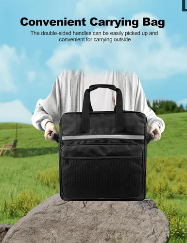 Vista 5 de CREAMi - Bolsa de transporte para máquina de helados, bolsa de viaje resistente al calor, impermeable, tela Oxford, bolsa de almacenamiento