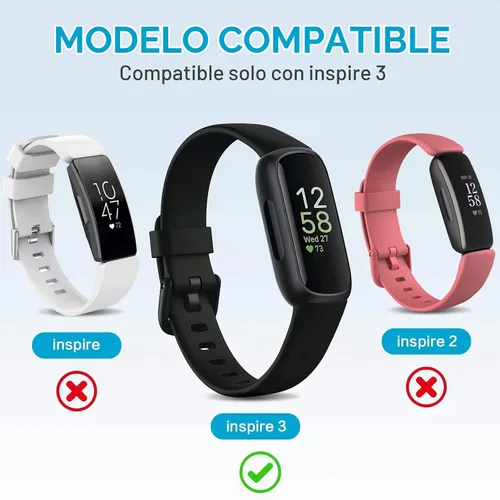 Vista 2 de Paquete de 2 cables de carga para Fitbit Inspire 3