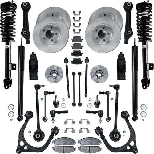 Vista 79 de Detroit Axle - Rotores de freno para Chrysler 200 2015 2016 2017, Rotores de freno de disco de reemplazo: 12.01" pulgadas delantero y 10.95