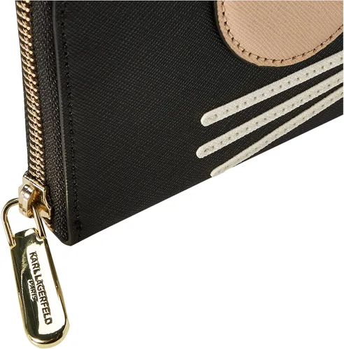 Vista 4 de Karl Lagerfeld Paris Hermine - Cartera continental con cremallera