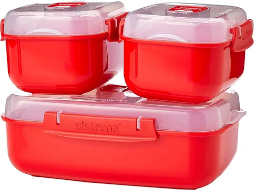 Vista 8 de Sistema 1153 Microondas Heat & Eat, rojo