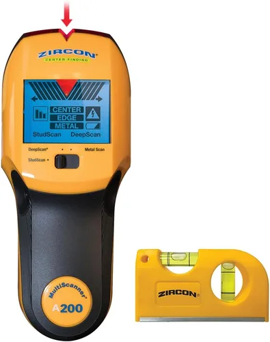 Vista 9 de Zircon MultiScanner A200 – Escáner de pared electrónico, detector de pernos y metales con detección de cables de corriente alterna en vivo, puntero