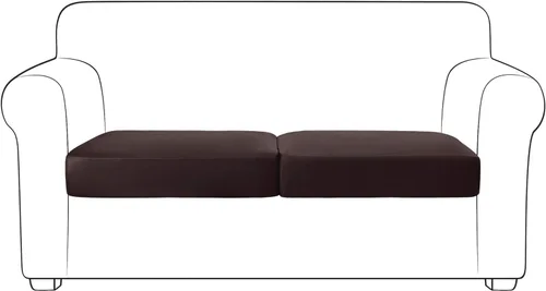 Vista 59 de Yates Home Funda de cojín de piel sintética para sofá, impermeable, elástica, para asiento de caravana, sofá biplaza, protector de muebles, funda