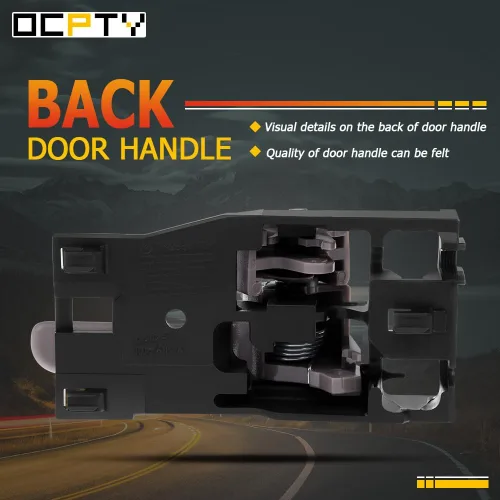 Vista 6 de OCPTY Manijas de puerta interiores delanteras y traseras del lado izquierdo del conductor de repuesto para Toyota Sequoia 2001-2007 para Toyota